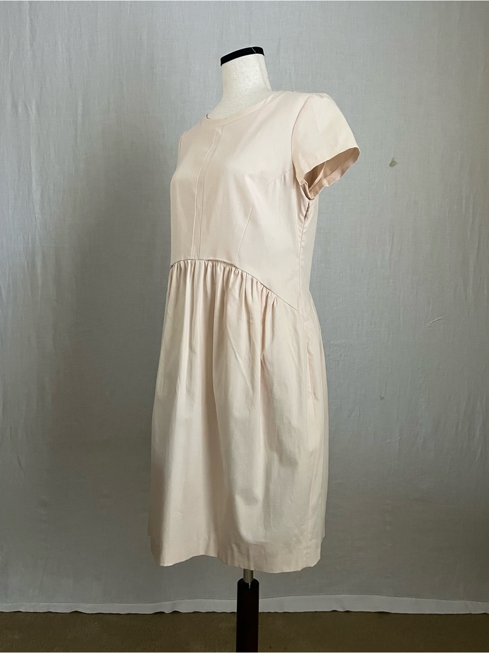 Laviniaturra - Cotton Dress in Palest Pink - 44 IT / 6-8 U.S.